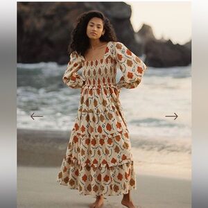 SOLD Christy Dawn Emerson Dress in oak leaf size M